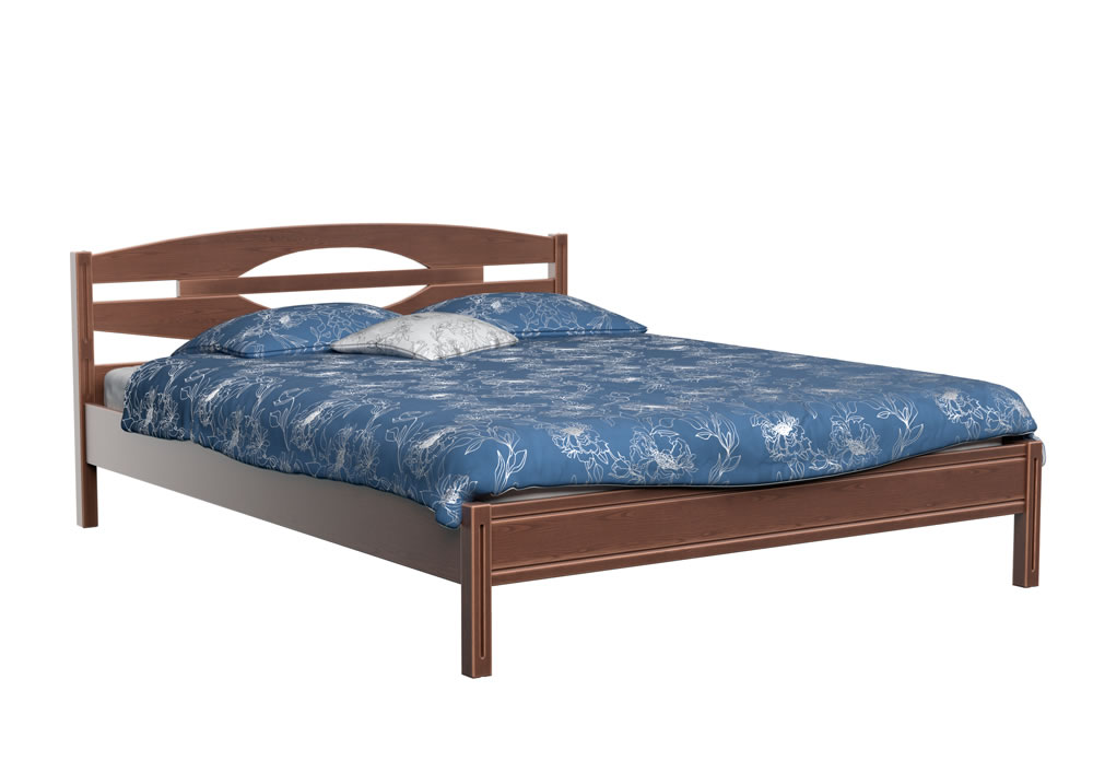 Кровать Дримлайн Валенсия ясень-старая вишня 150х195